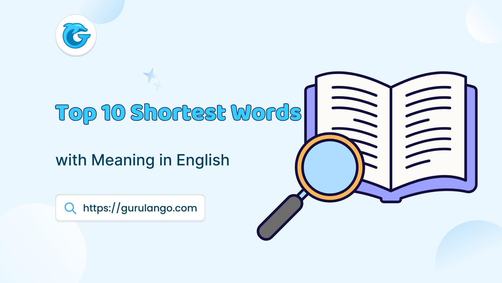 Shortest Word in English